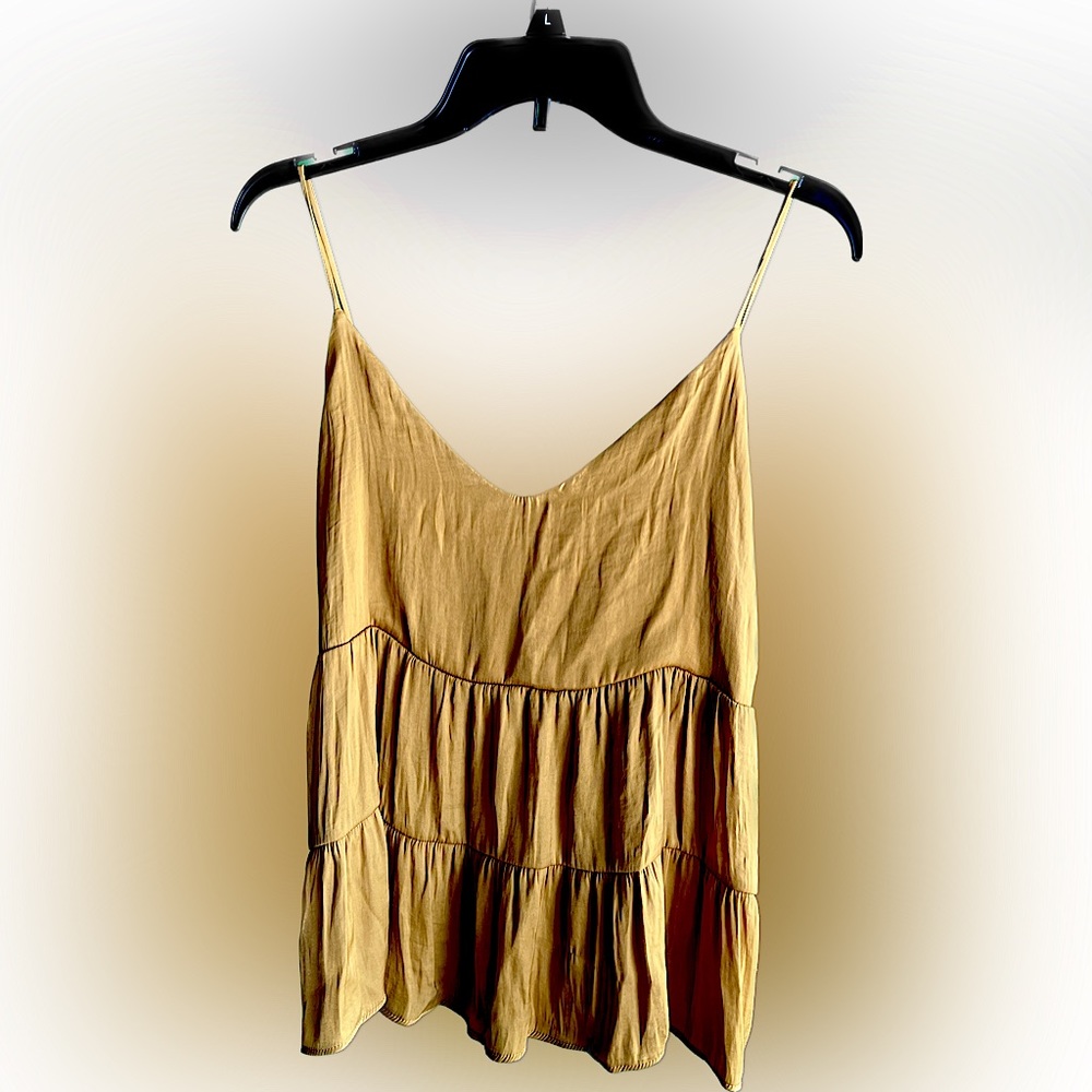 4/$25 EUC Naked Zebra babydoll tank